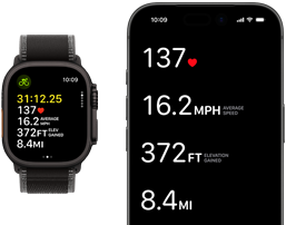 Actieve work‑outgegevens op Apple Watch Ultra 3 en iPhone